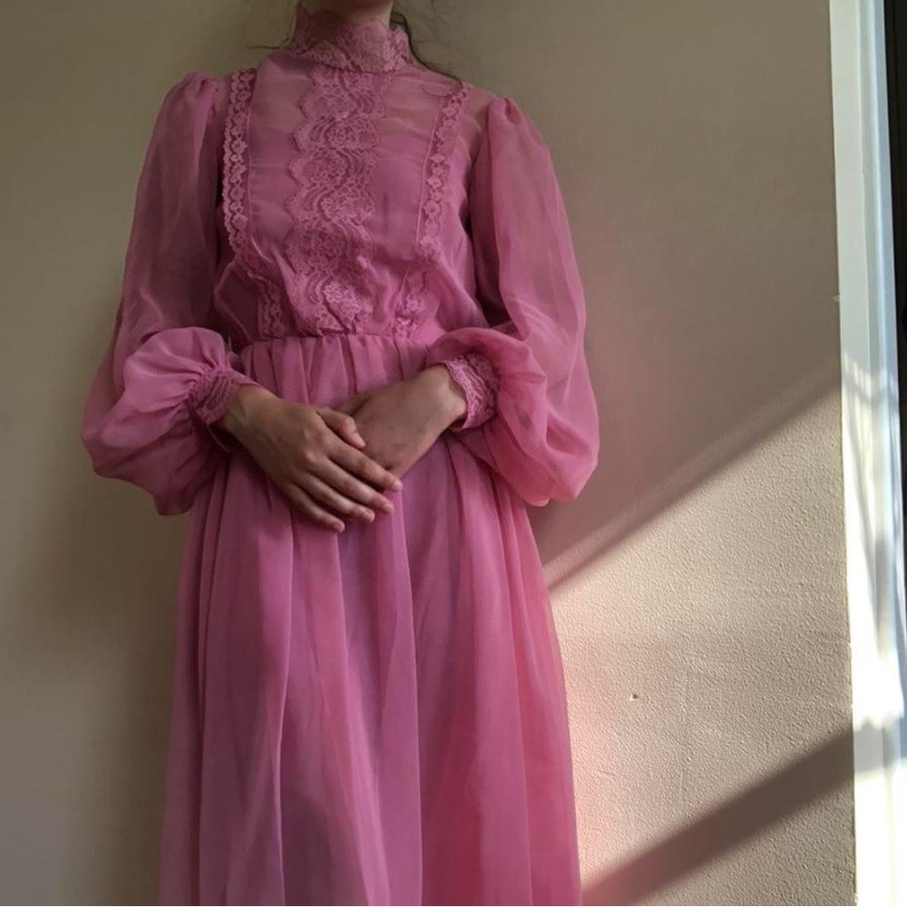 Vintage Dance Allure Dress from the 70s